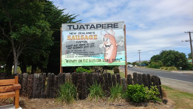 Tuatapere, the sausage capital of New Zealand 