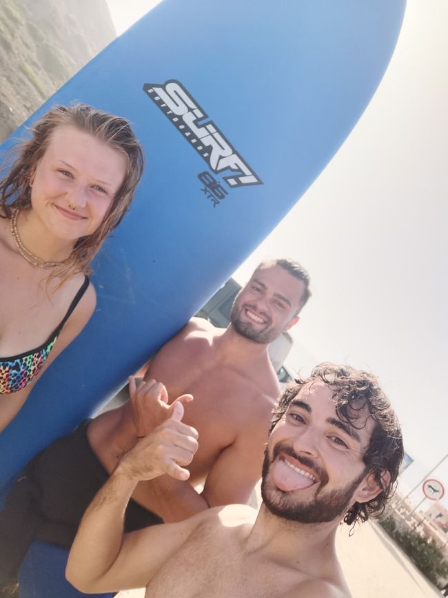 Surfkurs mit Karo und Oskar
