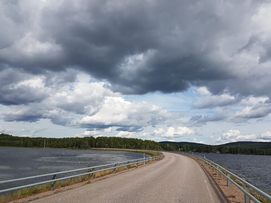Strecke Richtung Kemijärvi