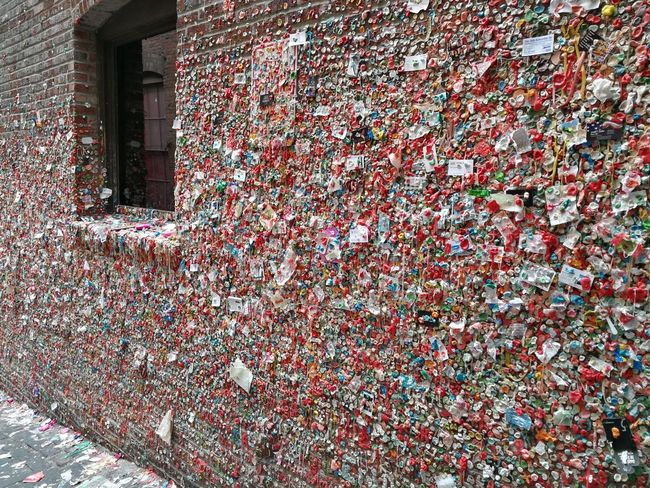 Colorful and smells like Hubba Bubba, the Gum Wall, Seattle