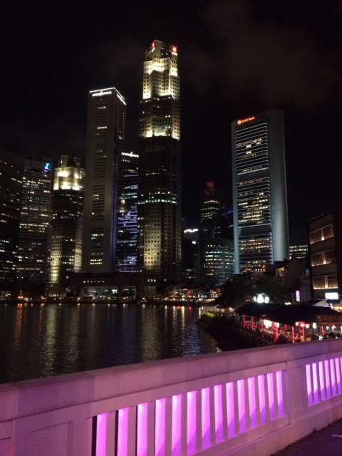 Singapore - city of lights, colors, and shapes
