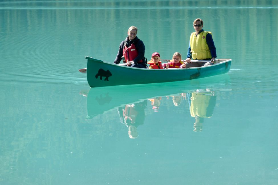 Do. 14.7.: Field - mit dem Kanu auf dem Emerald Lake