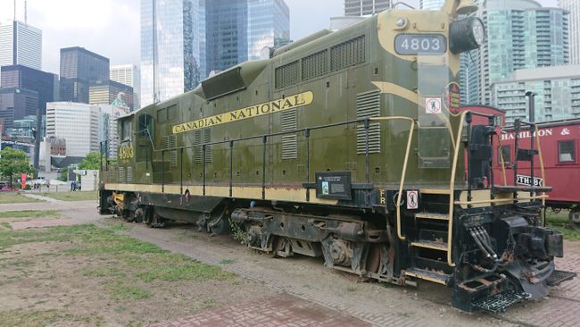 Waggon vom Zugmuseum in Toronto
