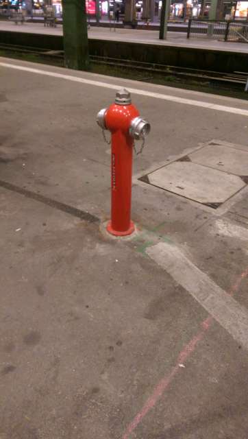 Ein Hydrant. 