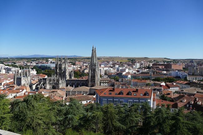The Cathedral of Burgos is the third largest in Spain