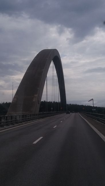 Die letzte Brücke unserer Reise in Norwegen 