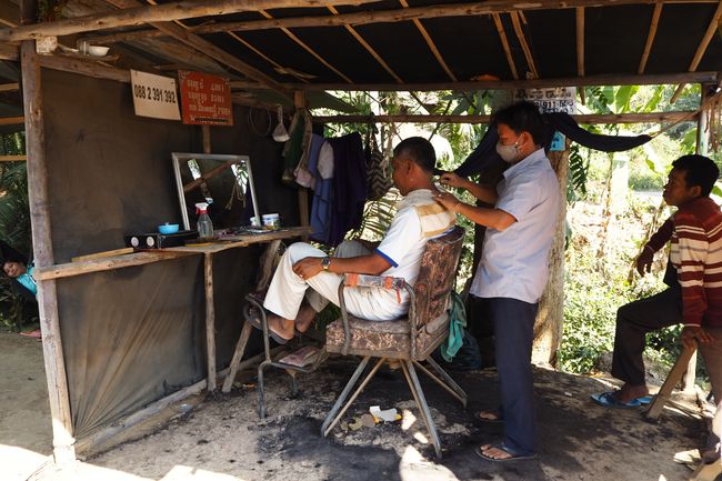 Hairdresser in Battambang 