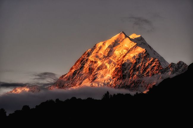 Hier kann man für den Everestaufstieg üben: Mount Cook