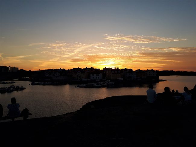 Sonnenuntergang über Karlskrona