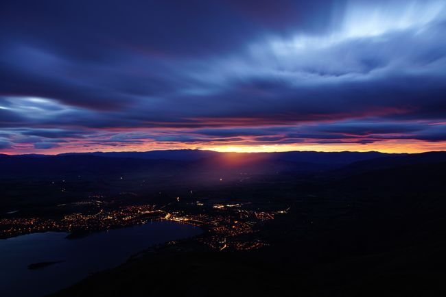 Sonnenaufgang vom Roys Peak