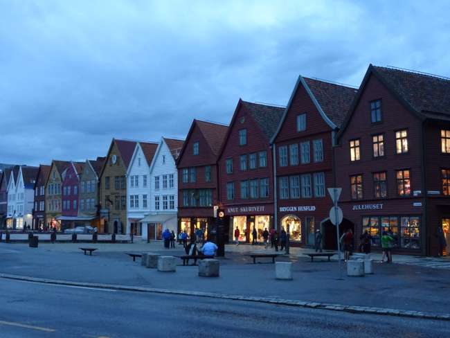 Bryggen in the evening!