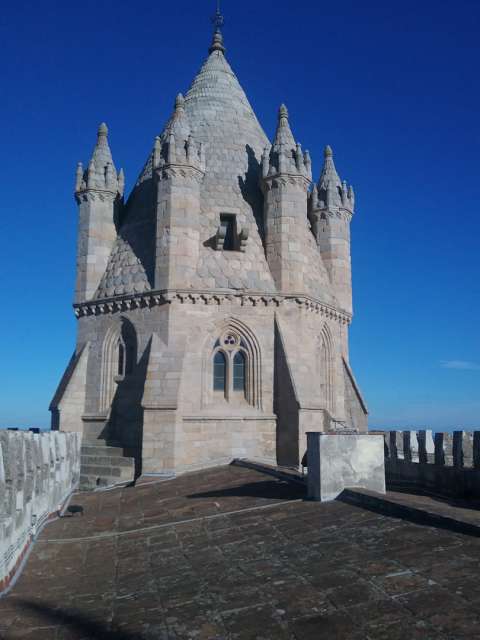 On the roof of the cathedral 