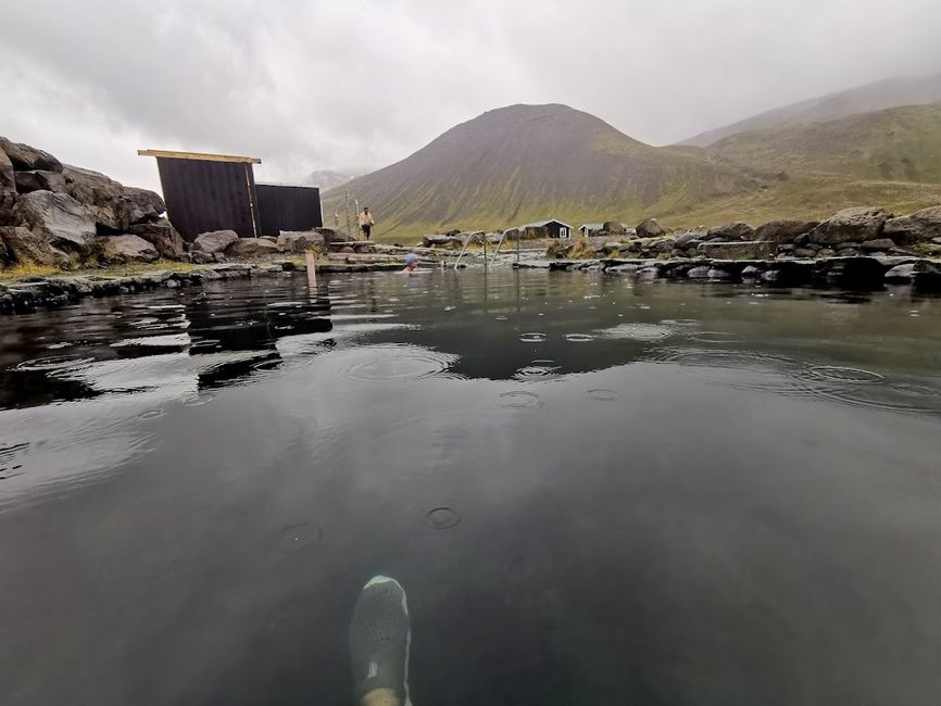 View from the geothermal pool