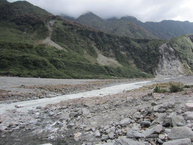 In the middle of nowhere: Fox Glacier or kiwis and fireflies
