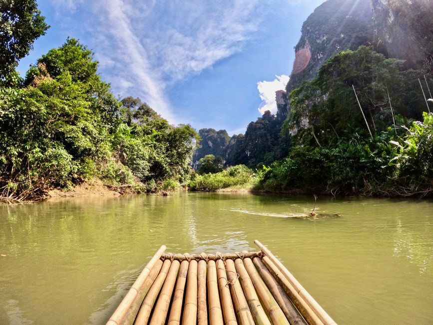 Tag 326 - Bamboo-Rafting @ Khao Sok National Park