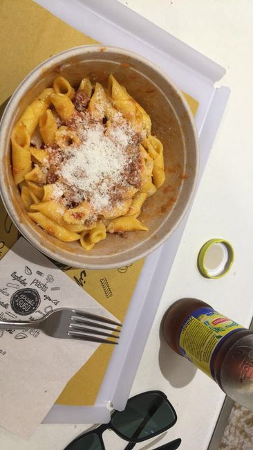 One of the pasta boxes