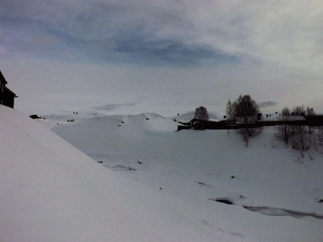 Snow landscape Røros