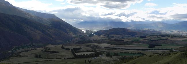 View all the way to the runway of Queenstown