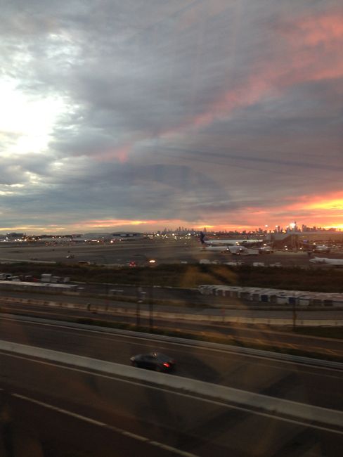 Sonnenaufgang über Newark
