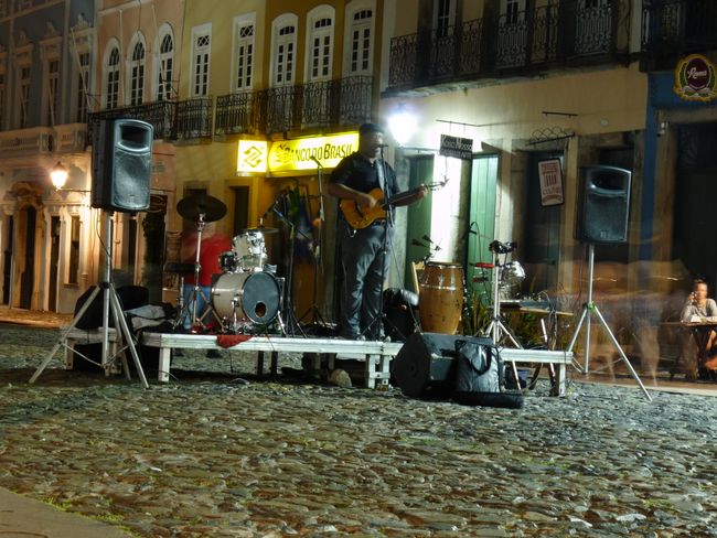 Straßenmusiker in der Altstadt von Salvador