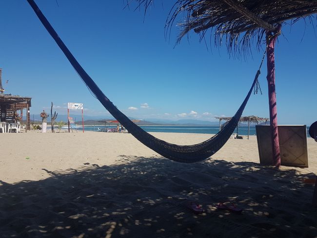 Ruhe und Entspannung in Laguna de Chacahua