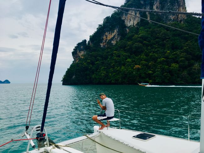 5 minggu di laut - Perjalanan berlayar kami dari Malaysia ke Thailand