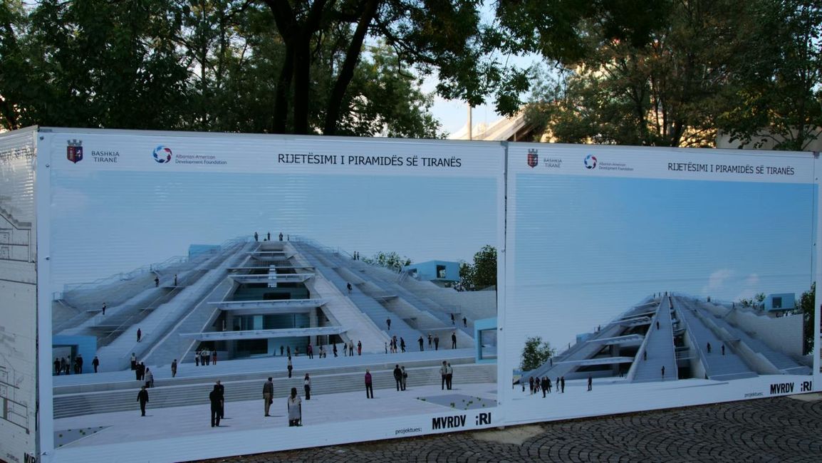 Pyramide von Tirana wird erneuert