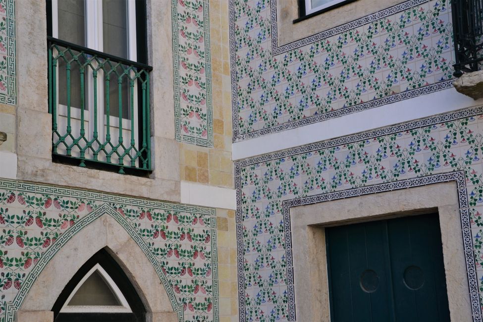 two fully tiled houses