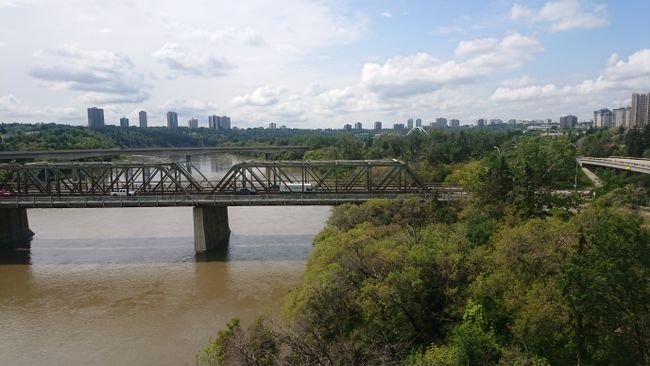 Brücke über den Saskatchewan River