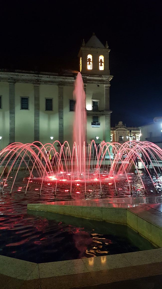 Fontaine de la vieille ville à Salvador