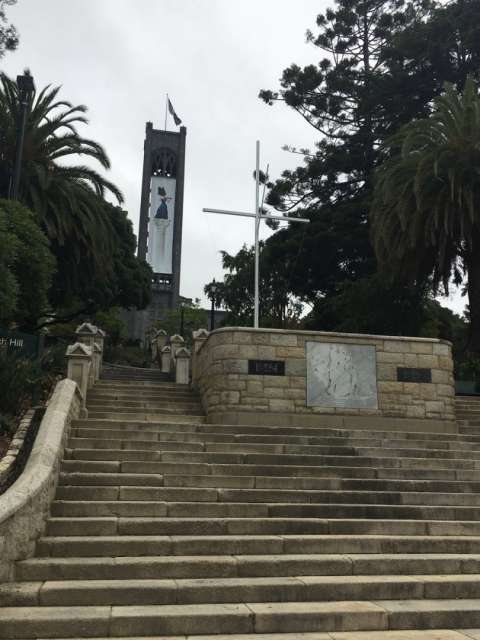Stairs to the Nelson Cathedral