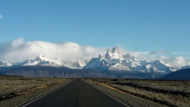 On the way to Fitz Roy NP