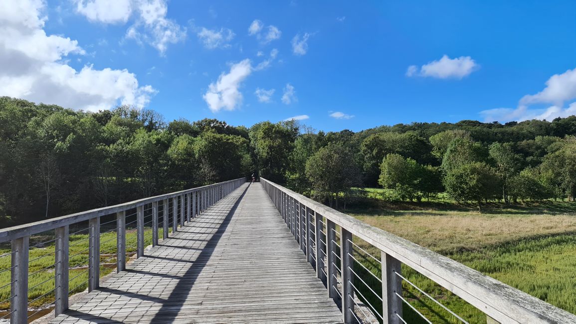 Lagune vor unserem Campingplatz