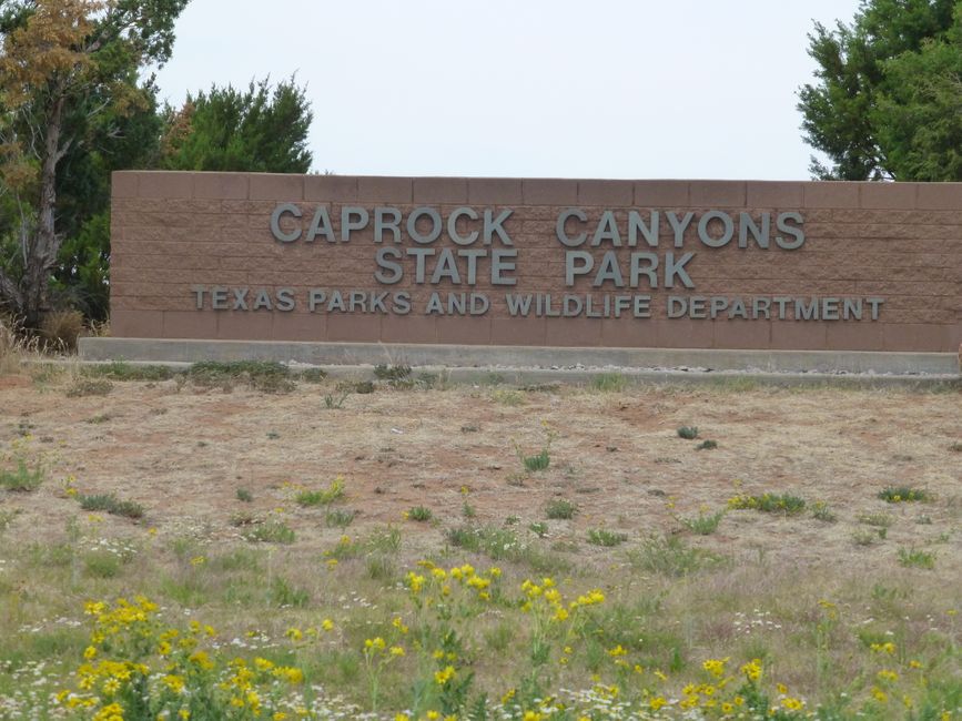 Caprock Canyon, Amarillo, Cadillacs & a giant steak