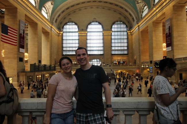 Die Grand Central Station ist schon ziemlich beeindruckend und gar nicht wirklich mit einem Foto wiederzugeben...