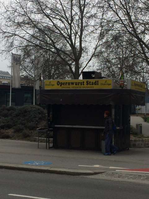 Next to the favorite sausage stand in Karlsplatz - favorite places