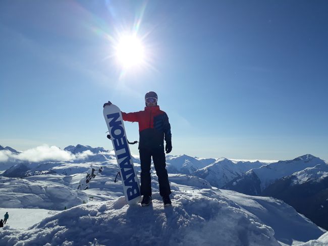 On the top of Whistler Mountain