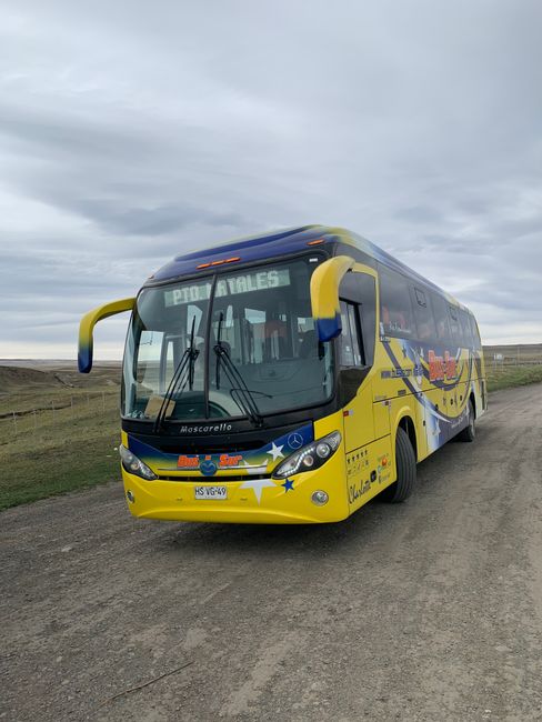 25.10.19 Busfahrt nach Puerto Natales, Chile, Tag 6