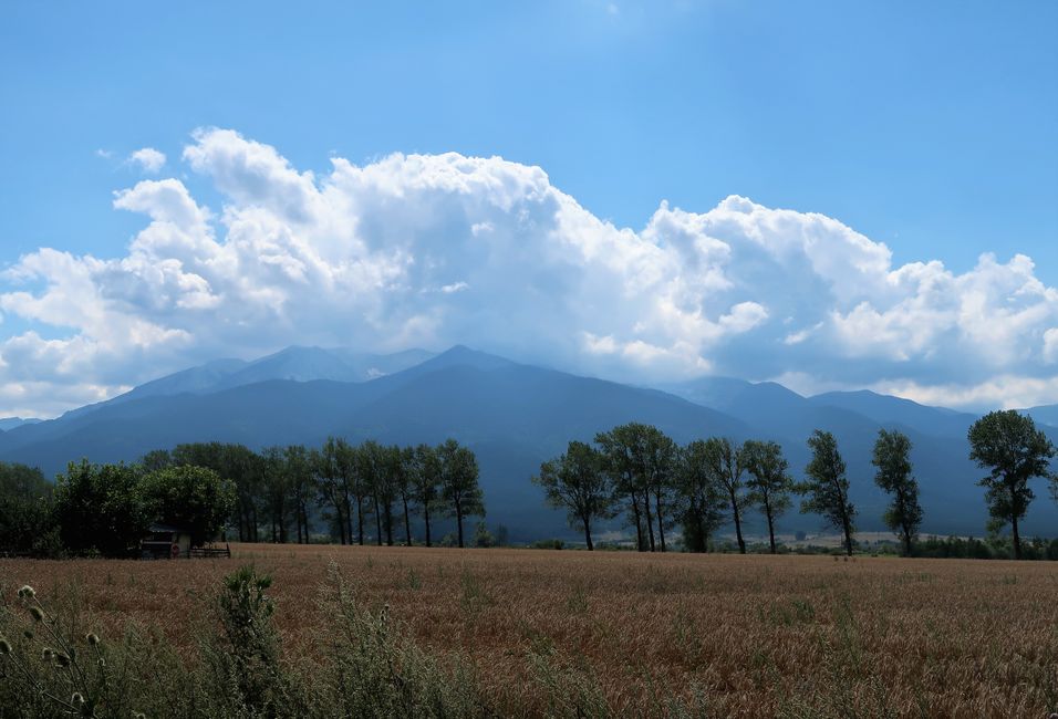 Finally, a final view of the Pirin Mountains.