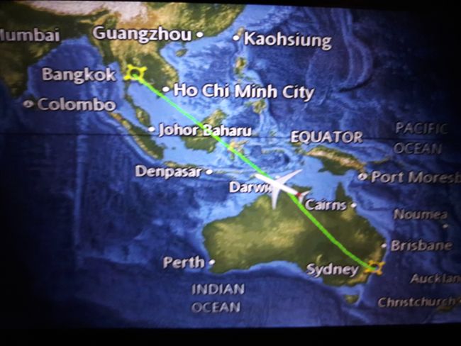 Flight Sydney - Bangkok