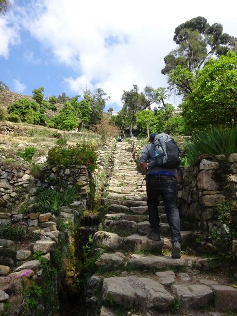 Inca staircase