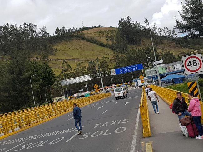 Grenzübergang nach Ecuador