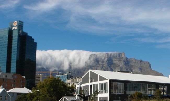 Faszinierendes Wolkenspiel am Tafelberg