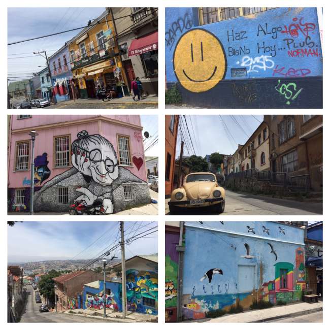 Historical Valparaiso and the metropolis of Santiago