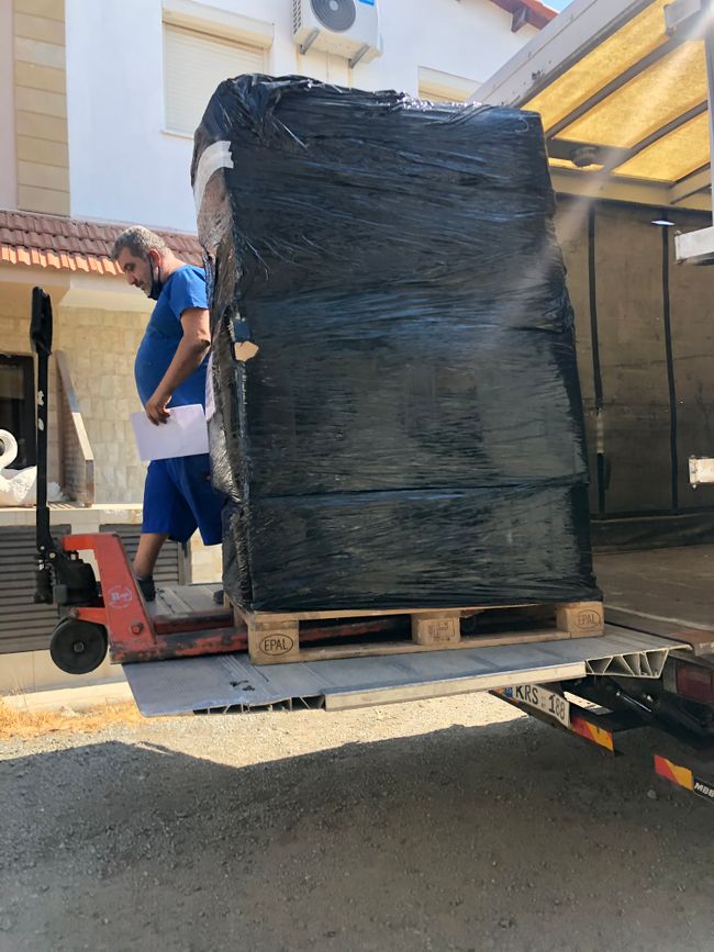 here comes our shipment from Germany