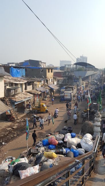 Ein Foto vor Betreten von Dharavi war erlaubt