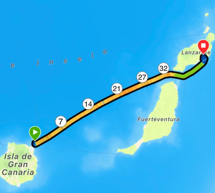 Tag 13, von Las Palmas nach Tahiche 