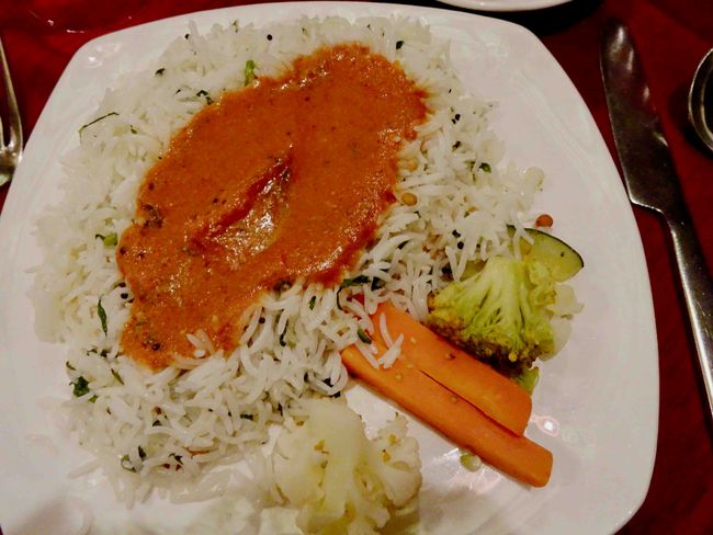 Sauce mit Reis