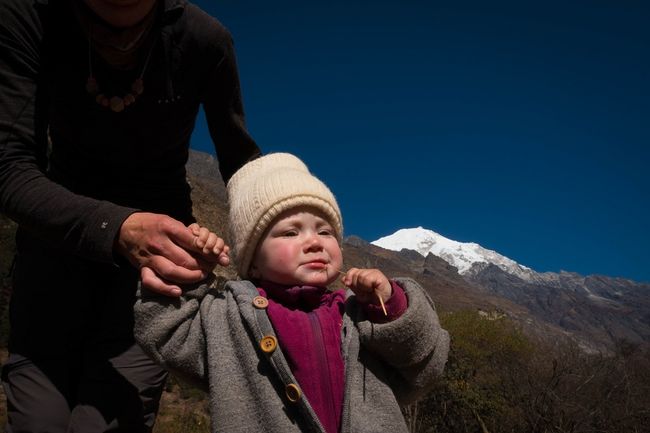 Nach zwei Monaten im Himalaya ist Antonia auf dem besten Weg ebenfalls Yak-Bäuerin zu werden. 