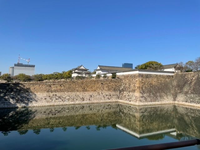 Der Weg zum Schloss Osaka 